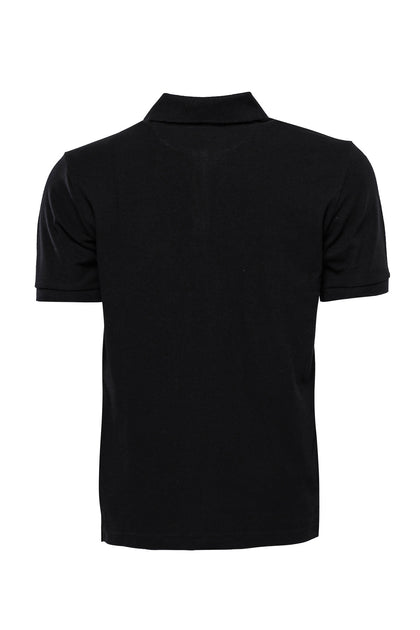 Black Polo Collar T shirt