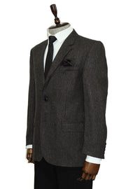 4 Drop Regular Cut Anthracite Men Blazer - Wessi