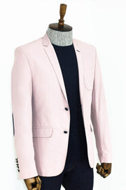 Patched Light Pink Blazer - Wessi