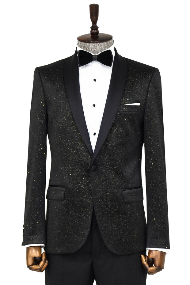 Shawl Lapel Slim Fit Blazer Men Prom Blazer - Wessi