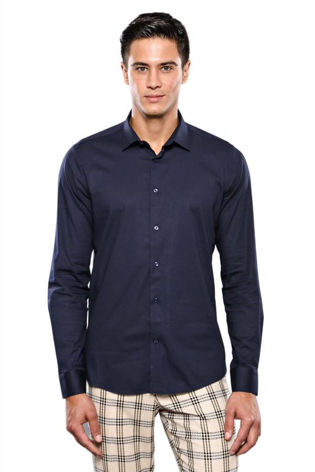 Navy Blue Men's Shirt | Wessi