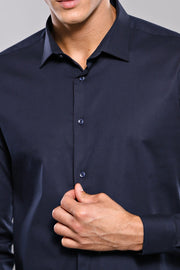 Navy Blue Men's Shirt | Wessi