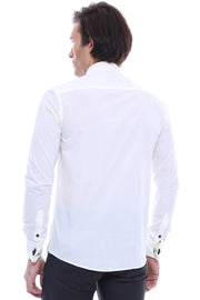 Cream Tuxedo Shirt - Wessi