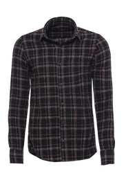 Plaid Black Men Lumberjack Shirt - Wessi