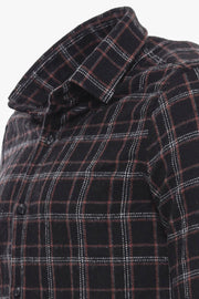 Plaid Black Men Lumberjack Shirt - Wessi