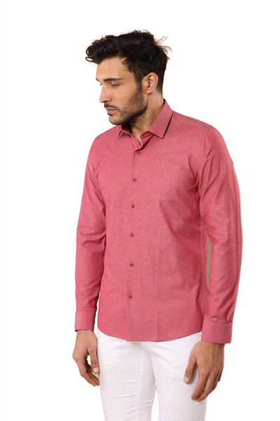 Dot-Patterned Pink Shirt | Wessi