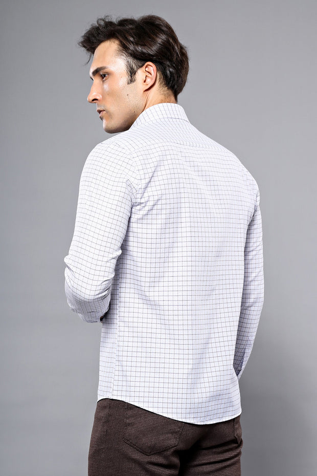 Plaid Blue Men's Shirt | Wessi