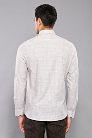 Checked Beige Shirt - Wessi