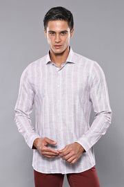 Light Red Checked Shirt - Wessi