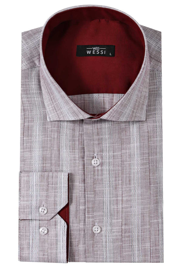 Light Red Checked Shirt - Wessi