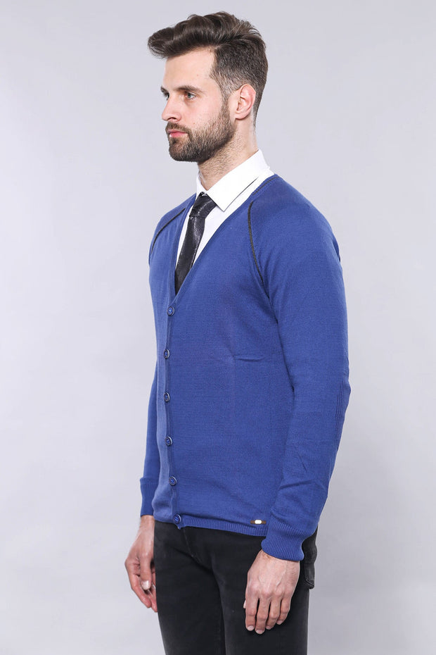 Indigo Cotton Men's Knitwear - Wessi