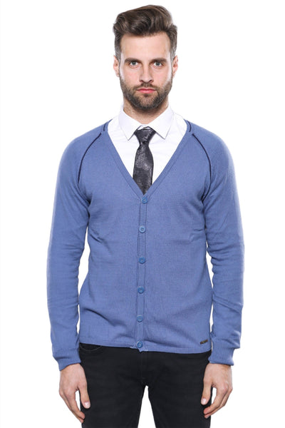 Blue Cotton Knitwear - Wessi