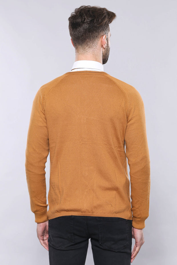 Tawny Men's Cardigan Sweater | Wessi