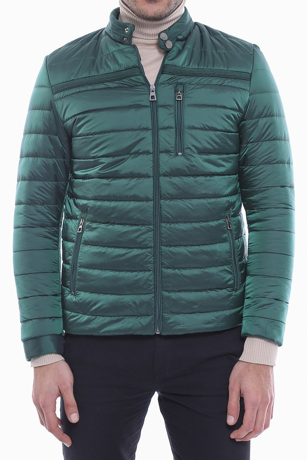 Green Down Men Coat - Wessi