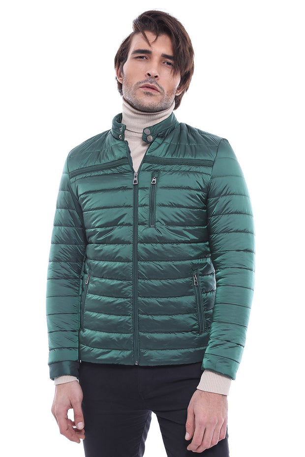 Green Down Men Coat - Wessi