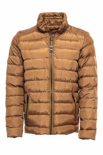 Camel Short Men Down Jacket - Wessi