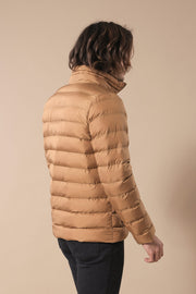 Camel Short Men Down Jacket - Wessi