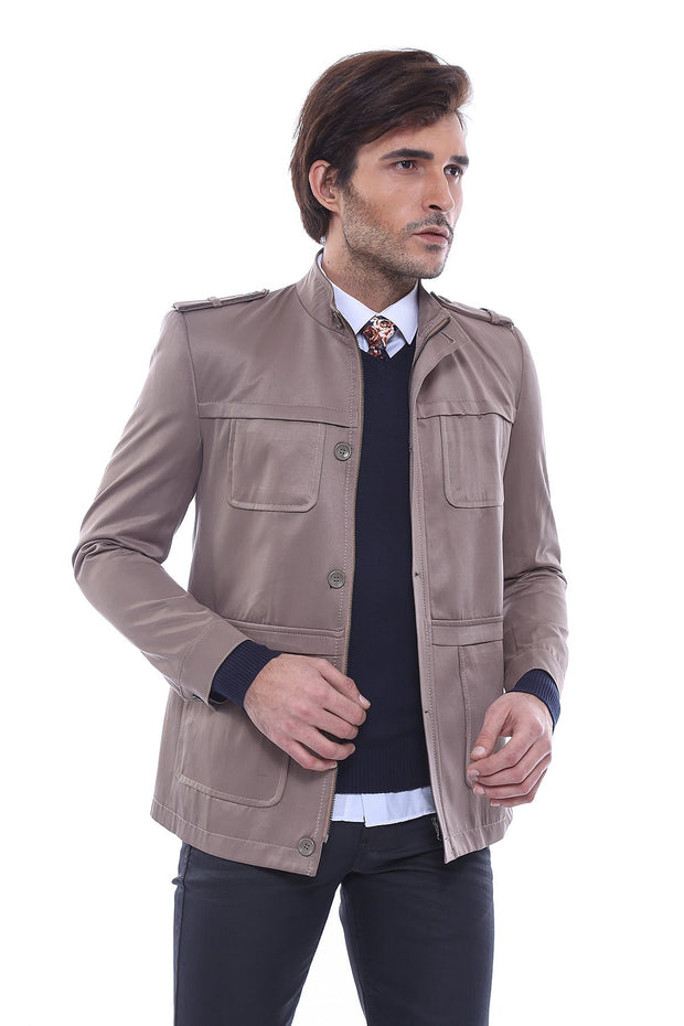 Men's Beige Trench Coat | Wessi