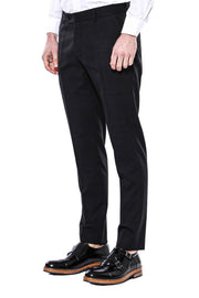 Plain Men Black Pants - Wessi