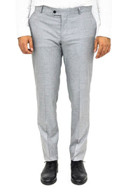 Houndstooth Patterned Grey Men Pants - Wessi