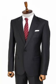 Wool Black Men Suit - Wessi