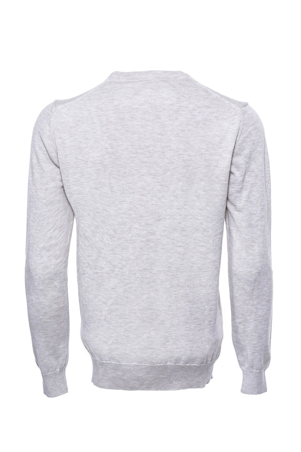 Beige Crew Neck Sweater - Wessi