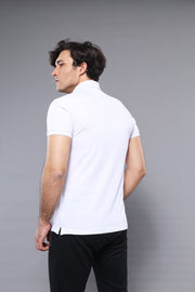 Polo Plain White T-Shirt - Wessi