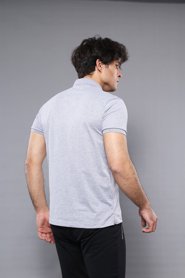 Polo Plain Grey T-Shirt | Wessi - Wessi