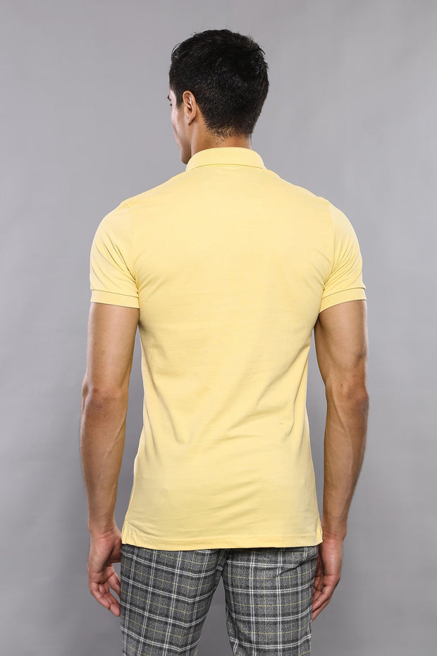 Polo Plain Yellow T-Shirt | Wessi