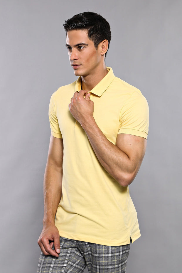 Polo Plain Yellow T-Shirt | Wessi