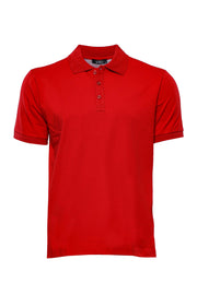 Plain Red Polo Collar T-Shirt - Wessi