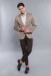 Beige Men's Jacket - Wessi