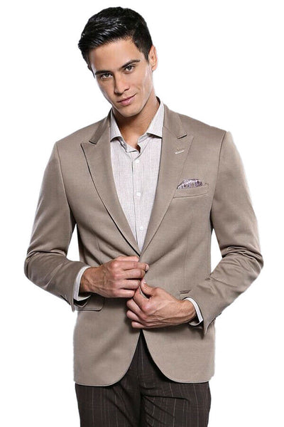 Beige Men's Jacket - Wessi