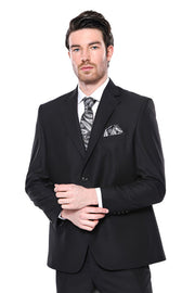 Black 4 Drop Regular Suit | Wessi