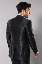 Black Shiny Men's Suit | Wessi - Wessi