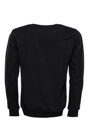 Black Skulls Printed Sweatshirt - Wessi