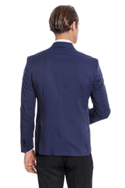 Dot-Patterned Navy Tuxedo - Wessi