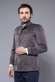 Grey Men's Coat Jacket | Wessi