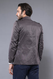 Grey Men's Coat Jacket | Wessi