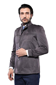 Grey Men's Coat Jacket | Wessi