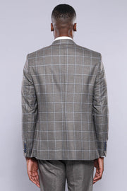 Vested Grey Men Suit - Wessi