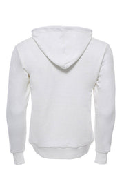 Hooded Pocket Plain Cream Men's Sweatshirt - Wessi