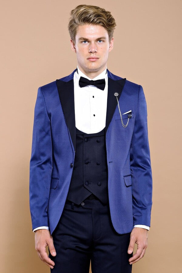 Indigo Blue Wedding Suit for Men | Wessi