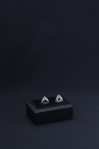 Triangle Design Men Cufflinks - Wessi