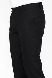 Plain Black Men Pants - Wessi