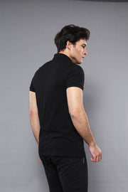 Polo Plain Black T-Shirt | Wessi