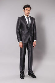 Shiny Charcoal Men's Suit | Wessi