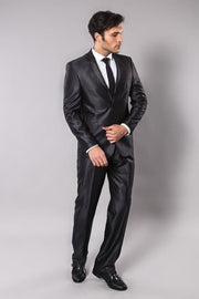 Shiny Smoked Men's Suit - Wessi