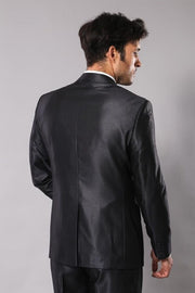 Shiny Smoked Men's Suit - Wessi