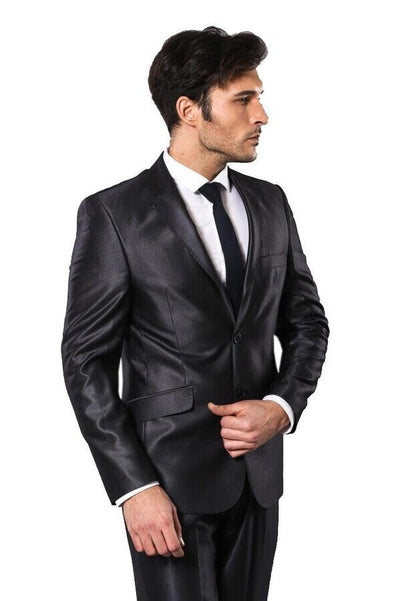 Shiny Smoked Men's Suit - Wessi